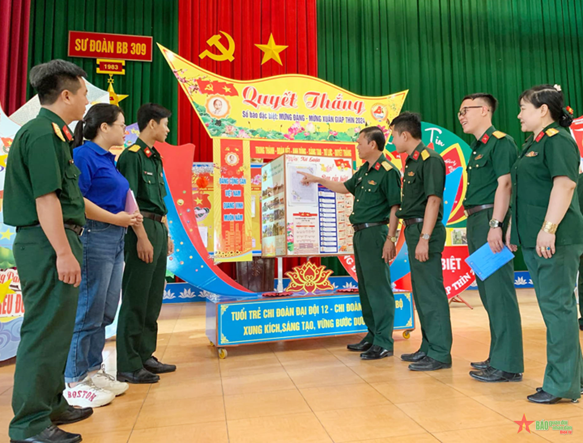 Ấn tượng hội thi bình báo tường ở Sư đoàn 309 (Quân đoàn 4)